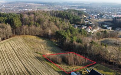Działka ładnie usytuowana w Gościcinie k. Wejherowa